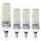 E12 LED Corn Bulb 16W LED Candelabra Light Bulbs 1500LM 5000K Daylight White（4-Pack）