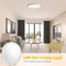 LED Flush Mount Ceiling Light Fixture 12 Inch 24W, 3200LM, 4000K Neutral White