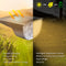 Solar Landscape Spotlights, Wireless Solar Powered Landscaping Wall Lights, Warm White 2Pack